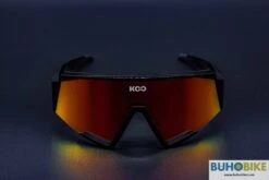 GAFAS CICLISMO KOO SPECTRO NEGRAS LENTE RED MIRROR